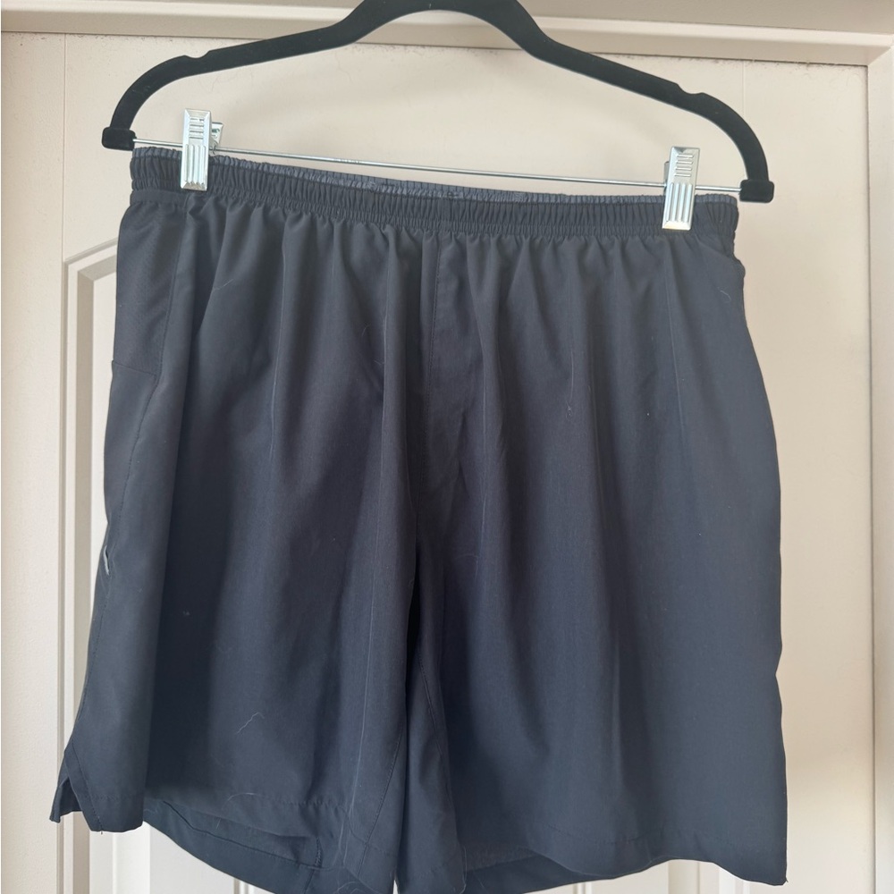 Brooks Running Dark Gray Athletic Shorts